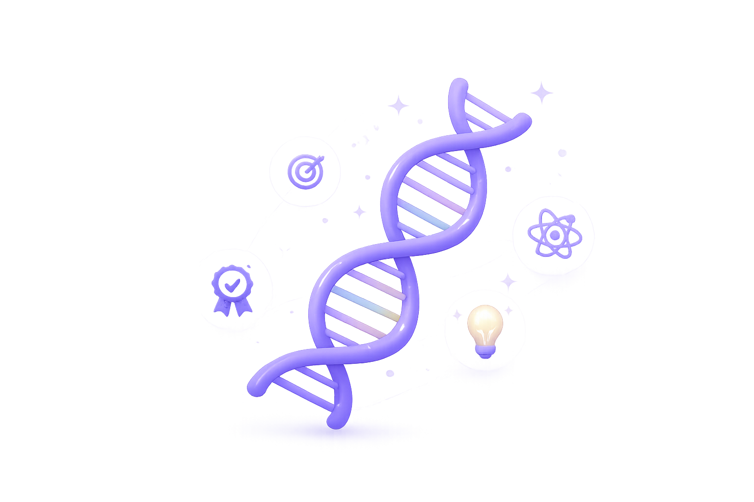 3D Government Career DNA Strand